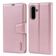 ZUSLAB Galaxy A26 Case Hanman Leather Wallet Card Cover for Samsung (2025) - Rose Gold
