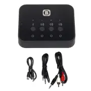 Car Bluetooth 4.0 Stereo Launcher Splitter Audio Adapter Music Transmitter NEW