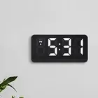 Desk Digital Clock LED Desktop Alarm Clock Dimmer Electronic Desktop Clock for