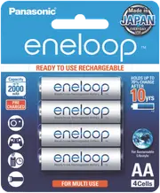 Eneloop AA Rechargeable Batteries 4 Pack
