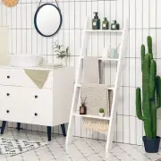 Free Standing Towel Racks for Bathroom Towel Rack Stand,4 Tiers Floor Bath