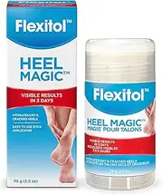Flexitol Heel Magic For Dry Skin or Rough Heels, Contains Shea Butter & Vitamin E, 2.5 Fl Oz