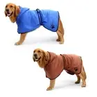 Quick Dry Bath Towel Soft Bath Robe for Medium Large Dogs Pet Hooded Beach Towel