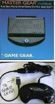 Play 2 Player Master System Games Sega Game Gear MASTERGEAR + LINK Converter