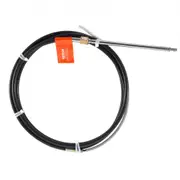 VEVOR Boat Steering Cable, 17 Feet Outboard Marine Rotary Steering Cable, 1/2 Ton High Tensile Strength, Steel Steering Wheel Cable Compatible with Mo