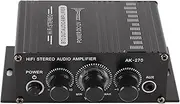 Compact and Portable Mini Stereo Amplifier for Cars and Homes with Clear Sound Quality and Easy Installation
