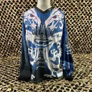 New JT Team Dynasty Glide Dragon Paintball Jersey - White - X-Large