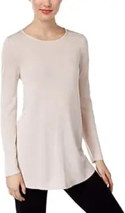 [Alfani] Petite Metallic Scoop-Neck Sweater