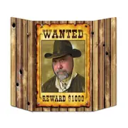 Western Wanted Party Photo Prop