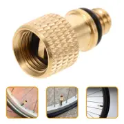 3pcs Copper Presta To Valve Adapters Bike Pump Nozzle For Road And