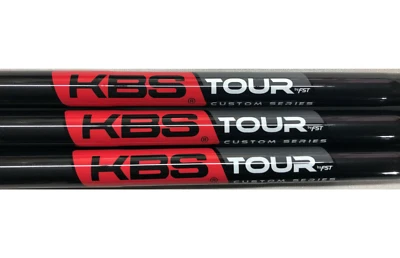 New KBS Tour Custom.355" Tip Wedge Shafts 110g Regular Flex Black Pearl Set of 3