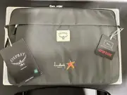 Osprey Arcane Laptop Sleeve 15" Stonewash Black - NEW with Tags