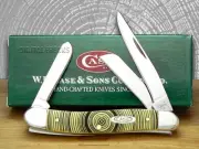Case xx Medium Stockman Knife Tree Rings Yellow Delrin 1/1000 Pocket
