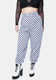 [NGOrder] Plus White Checkerboard Trousers