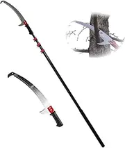 Telescopic Pole Saws Tree Pruners, Extendable Pruning Saw Long Reach Pole Pruning Saw, Extendable Tree Pole Pruner, Manual Tree Branches Pruner