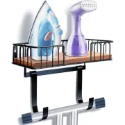 Ironing Board Hanger Metal Wall Mount Iron and Ironing Board Holder, Laundry ...