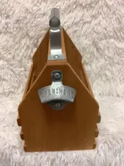 Wooden Bottle/cup Carrier with bottle opener