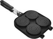 LABRIMP Egg Frying Supplies Small Frying Pan Kitchen Making Mold Four-Hole Egg Pan