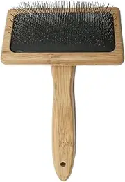 Qianly Sheepskin Rug Brush and Cleaner Pet Slicker Brush Fine Wire Rugs Brush