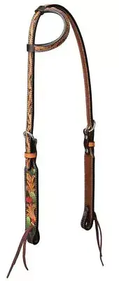 Turquoise Cross Cactus Sliding Ear Headstall W2AF7
