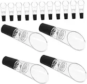 HOMOBABE Wine Diffuser Aerator Decanter Set 24pc Acrylic Enhance Flavor Ideal for Bars Restaurants