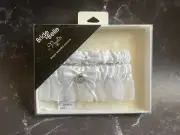 Bride & Belle By Vivaldi Elegant Garters-White