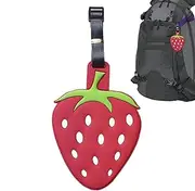 [Generic] Bag Tags for Luggage - Silicone Fruit Shape Suitcase Tags | Cute ID Label Bag Identifier, Privacy Cover Travel Accessories