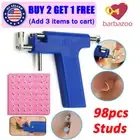 Body Piercing Gun with 98Pcs Ear Studs Nose Septum Navel Belly Lip Ring Tool Kit