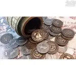 波多黎各：寶藏盒子 - 金屬幣 / 1元 (燈塔) 【卡牌屋桌上遊戲】