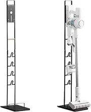 Freestanding Vacuum Stand Rack with Wheels, Vacuum & Accessories Stand for Handheld Cordless Cleaners V6 V7 V8 V10 V11 V15, DC30 DC31 DC34 DC35 DC58(Black)