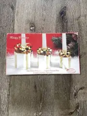 Set of 3 Holiday Collection By Godinger Candle Holders