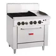 Thor 4 Burner Oven with 12" Griddle with flame failure - NG TR-4F-G12F NG