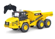 Huina 1553 1:18 2.4Ghz RC Dump Truck RC Construction Toy with LED Lights and Sound