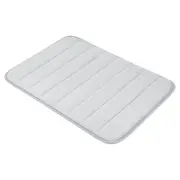 Bathroom Rug, 24" x 16" Memory Foam Non Slip Bath Mat for Bathroom, Dark Gray