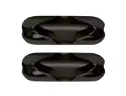 10 Black Ball Chain Snap Connector Clasps - Fits 3.2mm #6 Chains - Made in USA