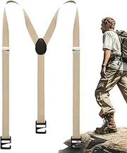 [Generic] Mens Suspenders | Suspenders for Men Under Clothing | Adjustable Y-Back Straps Under Clothing Fashion Accessories for Hiking Outdoor