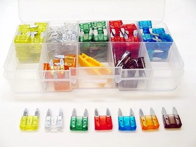121pc Mini Fuses Stereo Kit 5-30 Amps fits Jaguar Wiring Harness Electrical Box