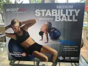 BodyFit Stability Ball - Yoga Fitness Stability Ball for Exercise (Medium)