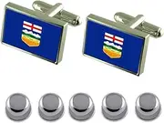 [Select Gifts] Shirt Dress Studs Alberta Flag Cufflinks