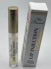 TOO FACED Gloss Lip Injection Extreme Lip Plumper CLEAR 0.14 OZ