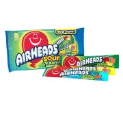 Sour Candy Bars Assorted Flavors - 9 Count Bag, Individually Wrapped, Full-Size