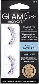 Glam By Manicare Pro 64. Willow Magnetic Eye Lashes, Black