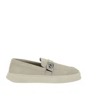 Ferragamo Hybrid Hug Buckle Sneakers 11,10 Nude