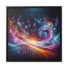 "Harmonic Cosmos" Gallery Canvas Wraps, Square Frame
