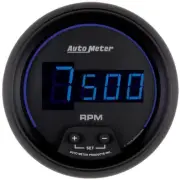 Autometer Cobalt Digital 3-3/8in Tacho Gauge 10,000rpm Shift Light In Dash AU...
