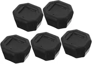 GOOHOCHY 5Pcs Tennis Racket End Caps Ergonomic Handle Covers for Enhanced Control and Stability Easy to Install and Remove Compatible with Rackets for Tennis Players