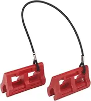 SQUDYO Hydraulic Steering Lock for Outboard Transport 4 Inch Stop, Red
