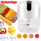 250ML Electric Garlic Chopper Vegetable Food Slicer Grinder Blender Crusher