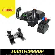 Logitech Pro Flight Yoke & Rudder Pedals Flight Simulator Controller Bundle