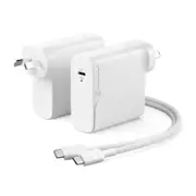 Alogic WCG1X100-ANZ 1X100 Rapid Power 100W GaN Charger, with 2m 100W USB-C Charging Cable